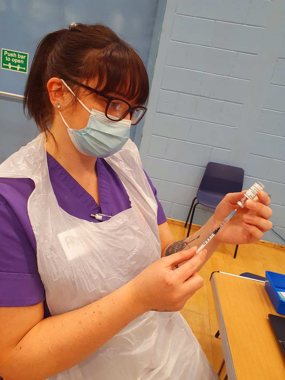COVID19 vaccine rollout gives student nurse Abi opportunity to build