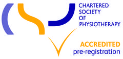 Accredited by the Chartered Society of Physiotherapists (CSP)
