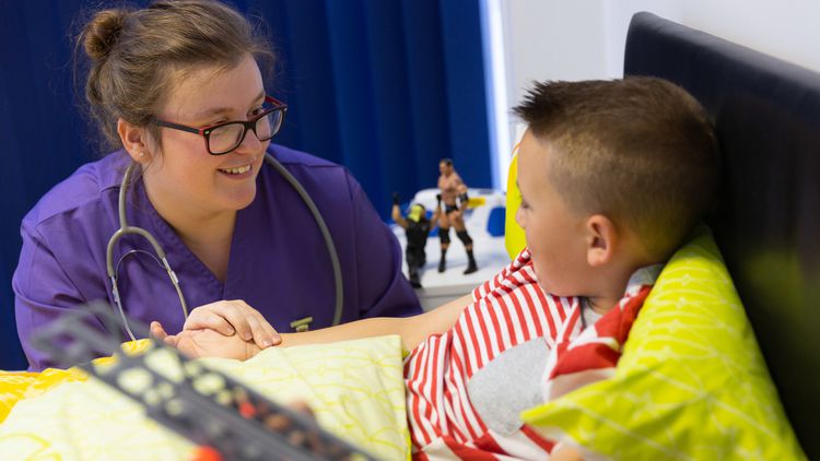 Katie Tarr, Child Nursing degree