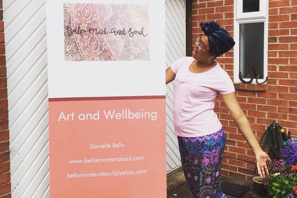 Dani Bello runs her own art and wellbeing business Bello Mind and Soul 