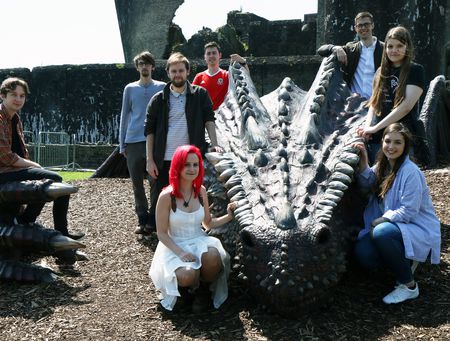 The USW team who worked with Cadw/Equinox Communications to produce an animated dragon to promote welsh castles, and the Wales team's success in Euro 2016.