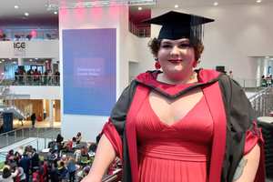 Holly Proud-Street graduation 2024, Masters in cyber security