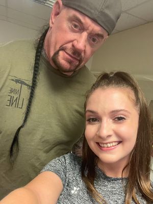 Saffron with The Undertaker