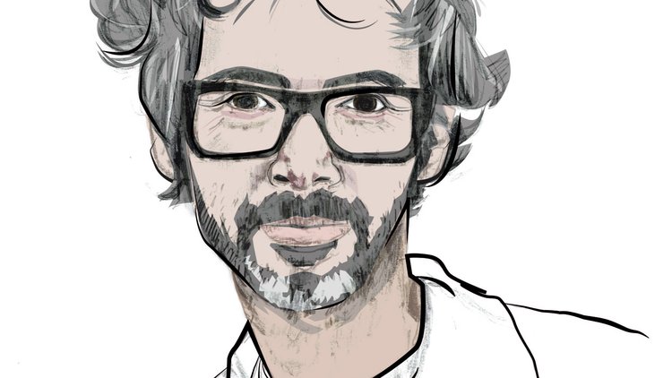 James Rhodes in Pencil by Joley Dean, BA Illustration student