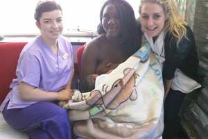 Kate Jones, 21, from Bridgend, who recently gained first-class honours in her midwife degree at the University of South Wales (USW), spent a month meeting new mums in the area around the country’s capital, Cape Town.