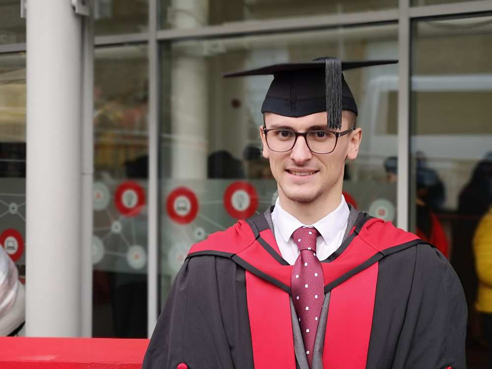 Masters Student From Gwent Overcomes Dyslexia To Excel In His Studies University Of South Wales