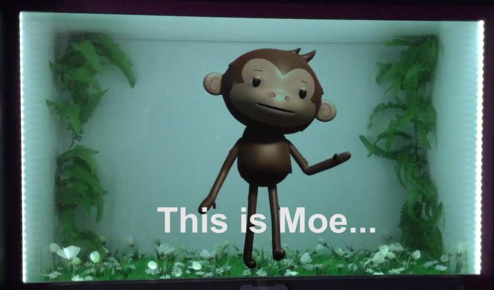 Moe - a computer-generated monkey avatar that can help adults communicate with children is being developed through a partnership between CEMET and Evoke Education..