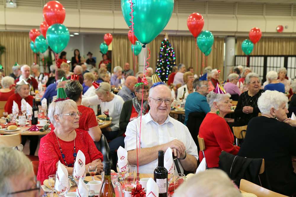 Senior Citizens Celebrate Festive Season At USW University Of South Wales