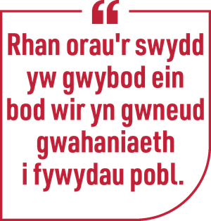 Student Recruitment Quote 3 WELSH