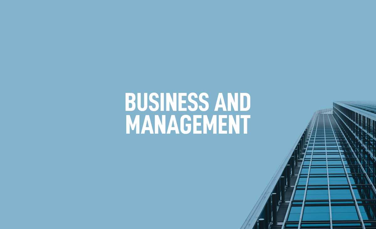 business and management banner