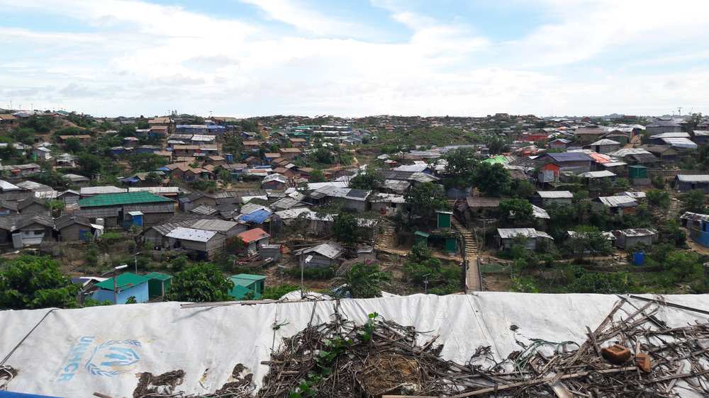 Dr Palash Kamruzzaman visited a Rohingyan refugee camp in 2019 as part of his research
