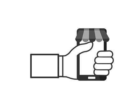 hand shop icon start-up